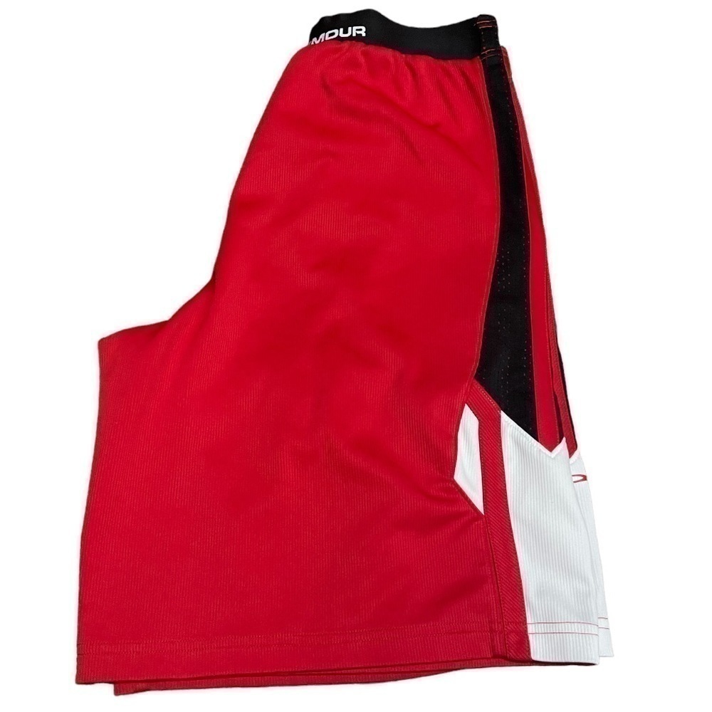 🔴🔳🖤 Under Armour Men's Loose Fit Athletic Shorts - Lg.